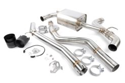 Dinan 20-26 Toyota GR Supra (A90/A91) 3.0T Valved Catback Exhaust System - Black Tips