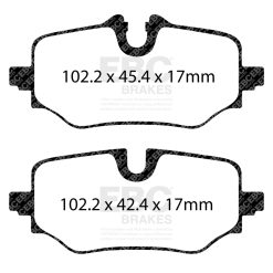 EBC 23-26 BMW X1 (U11) 2.0L (t) Redstuff Rear Brake Pads