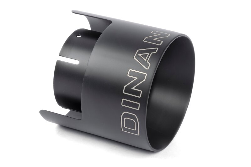 Dinan Double-Walled 4.5in Clamp-On Exhaust Tip - Black - 4.5in Outlet / 3in Inlet