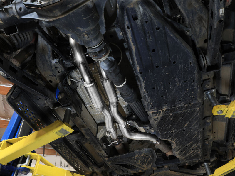 aFe 22-26 Ford Bronco V6 3.0L (tt) Vulcan Series 3in 304SS Cat-Back Exhaust System w/ Polished Tips - Image 8