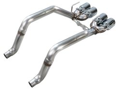 AWE Tuning 05-07 C6 Chevrolet Corvette 6.0L Track Edition Axle-Back Exhaust w/ Chrome Silver Tips - Image 3