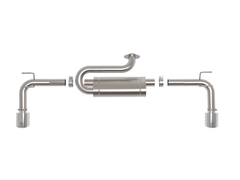 aFe 2023+ Mazda CX-50 Takeda 2.5in 304 SS Axle-Back Exhaust System w/ Polished Tips - Image 4