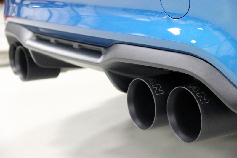 Dinan 19-21 BMW M2 Competition (F87) Free Flow Axleback Exhaust System w/X-Pipe - Black Tips - Image 5
