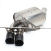Dinan 08-13 BMW 135i/135is (E82/E88) Free Flow Axleback Exhaust System - Black Tips