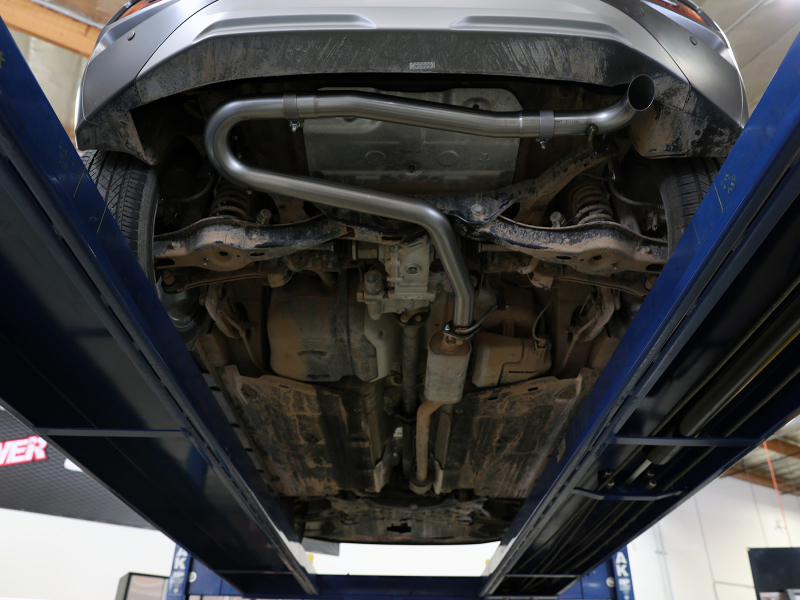 aFe Takeda 2-1/2in 304 SS Axle-Back Exhaust (No Muffler) 18-21 Hyundai Kona L4 1.6L (t) - Image 5