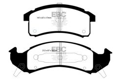 Alternative view of EBC 92-93 Buick Le Sabre (FWD) 3.8 Yellowstuff Front Brake Pads