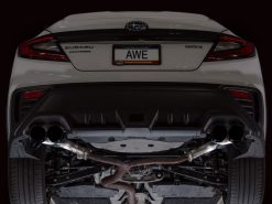 AWE Tuning 22-25 Subaru VB WRX Track Edition Axle-Back Exhaust - Diamond Black Tips - Image 7
