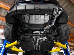 aFe Takeda 2-1/2in 304 Stainless Steel Axle-Back Exhaust w/ Polished Tip Hyundai Kona 24-26 L4-1.6L - Image 5
