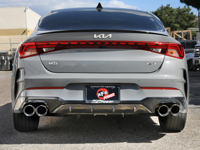 aFe Takeda 21-24 Kia K5 GT L4-2.5L (t) SS Axle-Back Exhaust System w/ Polished Tips - Image 4