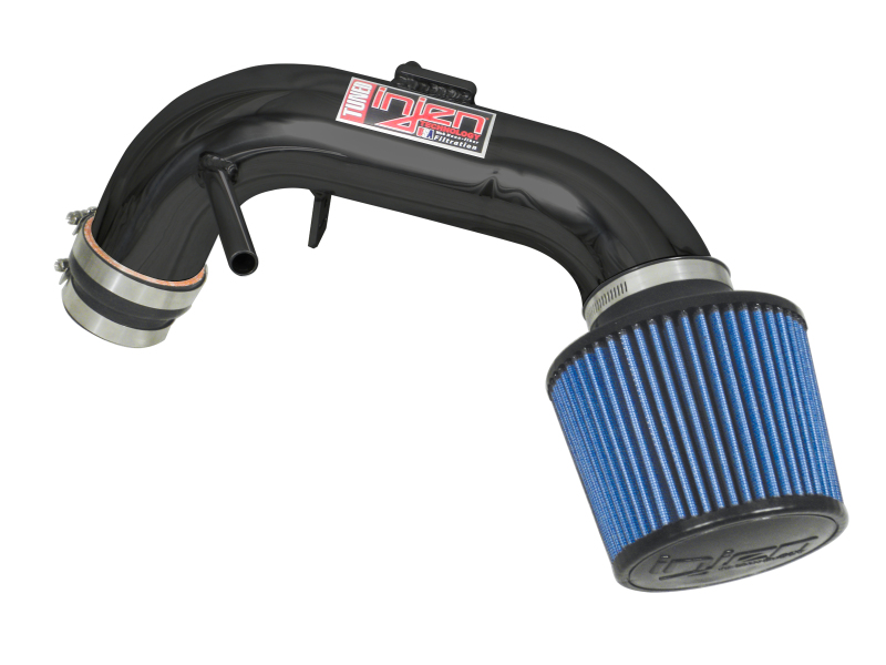 Injen 07-09 Toyota Camry 2.4L 4Cyl Black Tuned Air Intake w/ Air Fusion/Air Horns/Web Nano Filter - Image 3