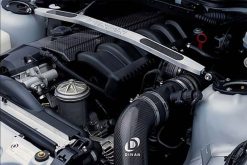 Dinan 92-00 BMW 323i/325i/328i/M3/Z3 (E36/E37) Brushed Aluminum Strut Tower Brace - Front - Image 4