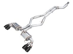 Alternative view of AWE Tuning 22-26 BMW M240i (G42) Touring Edition Exhaust - Diamond Black Tips