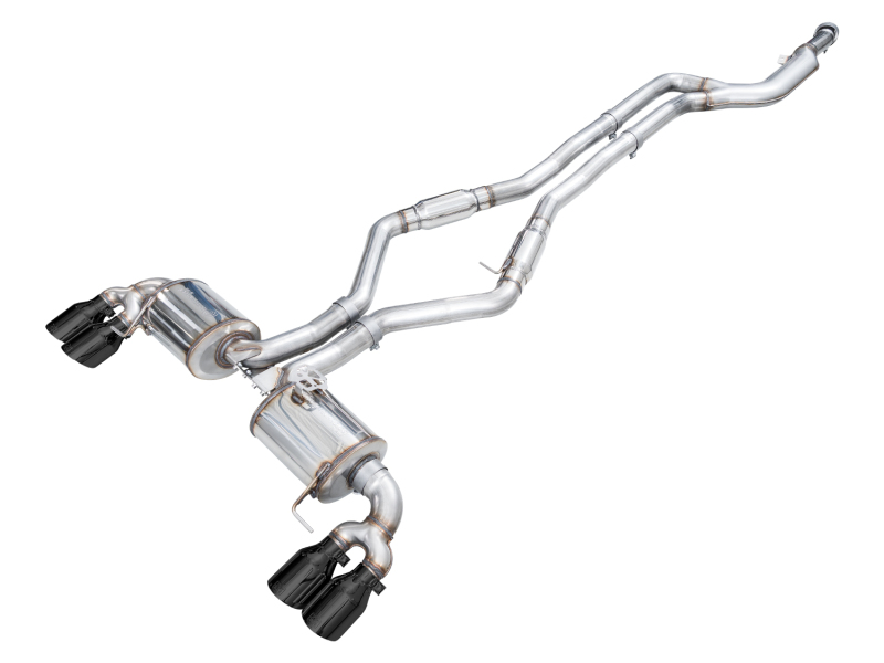 AWE Tuning 22-26 BMW M240i (G42) Touring Edition Exhaust - Diamond Black Tips - Image 2