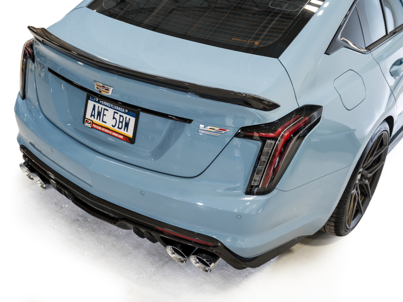 AWE Tuning 22-26 Cadillac CT5-V Blackwing SwitchPath Exhaust - Chrome Silver Tips - Image 11