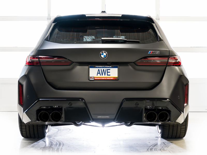 AWE Tuning BMW G90/G99 M5 Touring Edition Cat-Back Exhaust - Diamond Black Tips - Image 7