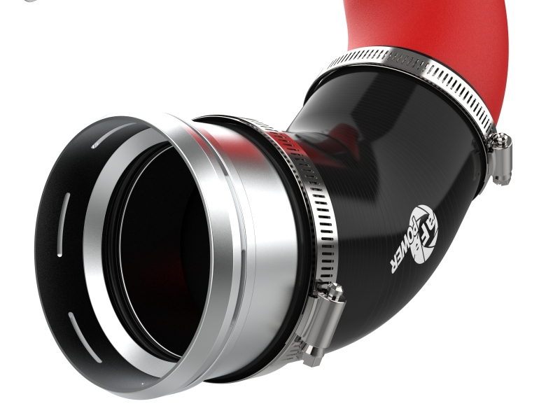 aFe BladeRunner Aluminum Hot and Cold Charge Pipe Kit Red Ford F-150 24-26 V6-2.7L (tt) - Image 5