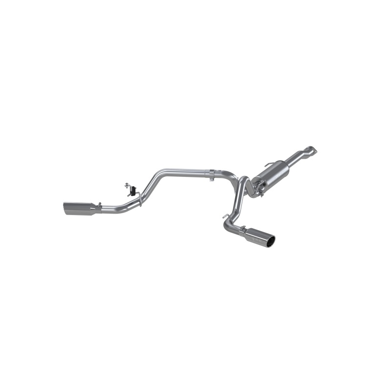 MBRP 2016 Toyota Tacoma 3.5L EC/CC Cat Back Dual Split Exit Alum Exhaust - Image 3