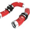 aFe 2024+ Toyota Tacoma BladeRunner 2.5in & 3in Aluminum Hot & Cold Charge Pipe Kit - Red