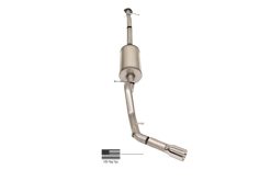 Corsa 17-22 Chevrolet Colorado ZR2 3.6L V6 3in Sport Cat-Back Exhaust - 4in USA Flag Tip