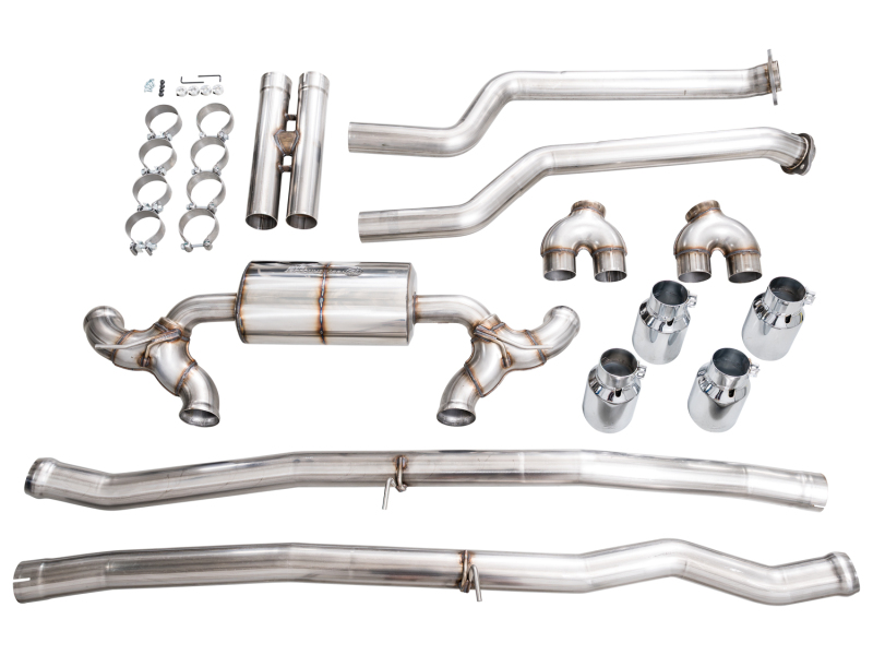 AWE Tuning BMW G90/G99 M5 Touring Edition Cat-Back Exhaust - Chrome Silver Tips - Image 19