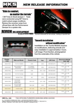 HKS Performance Damper for 1999 - 2009 S2000 - Image 3