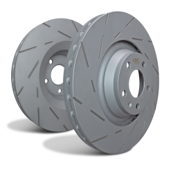 Alternative view of EBC 2019+ Nissan Altima 2.0T (w/Electric Parking Brake) Rear USR Slotted Rotors