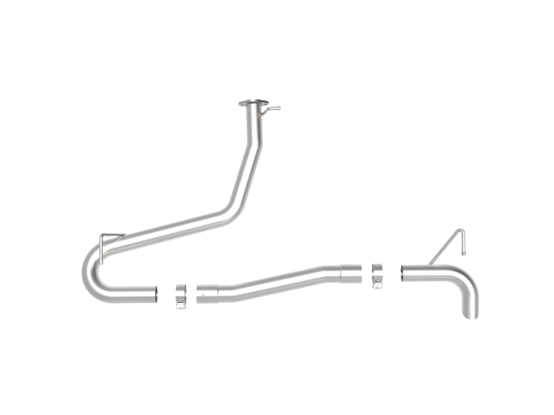 aFe Takeda 2-1/2in 304 SS Axle-Back Exhaust (No Muffler) 18-21 Hyundai Kona L4 1.6L (t) - Image 2