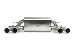 Dinan 19-21 BMW M2 Competition (F87) Free Flow Axleback Exhaust System w/X-Pipe - Black Tips - Image 8