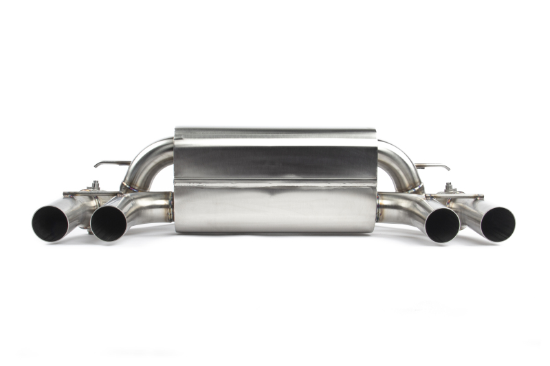 Dinan 19-21 BMW M2 Competition (F87) Free Flow Axleback Exhaust System w/X-Pipe - Black Tips - Image 8
