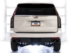 AWE Tuning 2021+ Cadillac Escalade 6.2L 0FG Dual Exit Exhaust System (Reuses OE Tips) - Image 9
