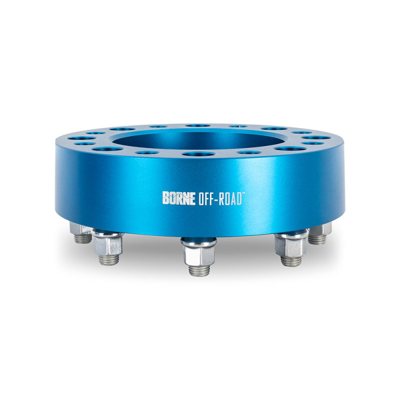 Mishimoto Wheel Spacers 8x165.1 116.7 50 M14 Blue - Image 3