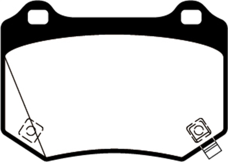 EBC 2018+ Subaru WRX STI 2.5L Turbo Bluestuff Rear Brake Pads - Image 2