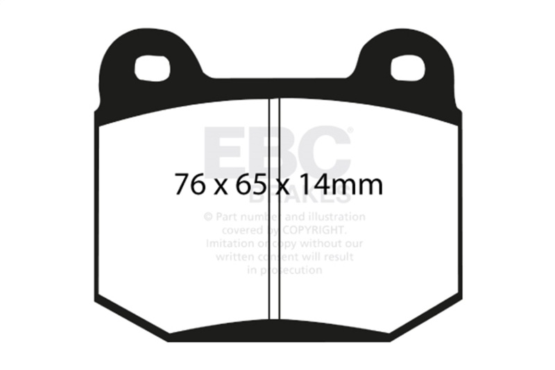 EBC 99-03 Mitsubishi Lancer Evolution 2.0 Turbo Bluestuff Rear Brake Pads - Image 2