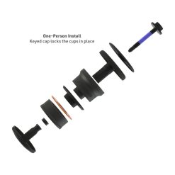 Mishimoto 99-03 Ford Super Duty Crew Cab Silicone Body Mounts - Image 8