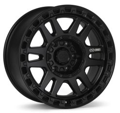 Enkei Trail-Tracker 18x9 / 6x139.7 BP / ET-12 / 106.1mm Bore - Matte Black Wheel