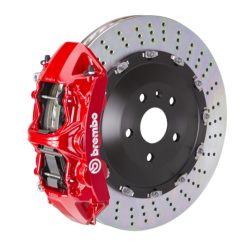 Brembo 25+ BMW X3 30 xDrive/X3 M50 xDrive Front GT BBK 6 Pist Cast 405x34 2pc Rotor Drilled - Red