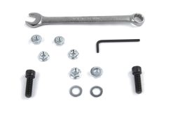 Dinan 99-06 BMW 323i/325i/328i/330i/M3 (E46) Brushed Alum. w/Carbon Inlays Shock Tower Brace - Rear - Image 5