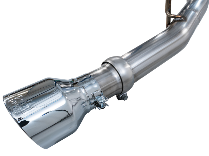 AWE Tuning 2025+ RAM 1500 RHO 3.0 I6 TT 0FG Dual Rear Exit Cat-Back Exhaust - Chrome Silver Tips - Image 11