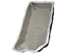 aFe 20-25 GM Diesel V8-6.6L L5P Transmission Pan w/ Machined Fins - Black - Image 4