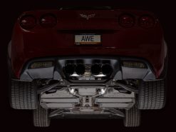 AWE Tuning 05-07 C6 Chevrolet Corvette 6.0L Track Edition Axle-Back Exhaust w/ Diamond Black Tips - Image 11