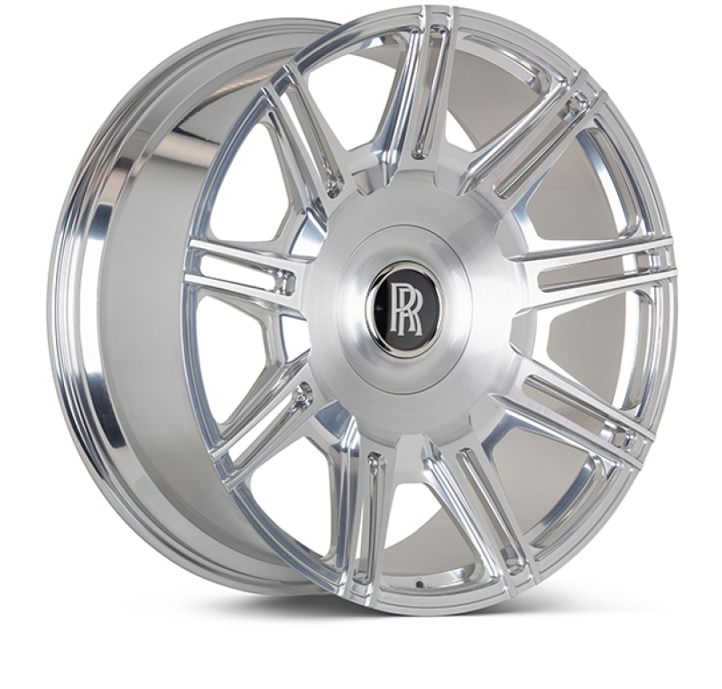 Vossen x Novitec SP2 24x10 5x112 BP ET5 Brushed Gloss Clear Rolls-Royce Cullinan/Phantom Rear Wheel