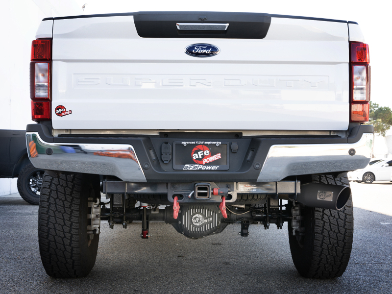 aFe MACHForce XP 4in Cat-Back SS-409 Exhaust w/ Black Tips 2017 Ford Super Duty F-250/F-350 V8-6.2L - Image 2