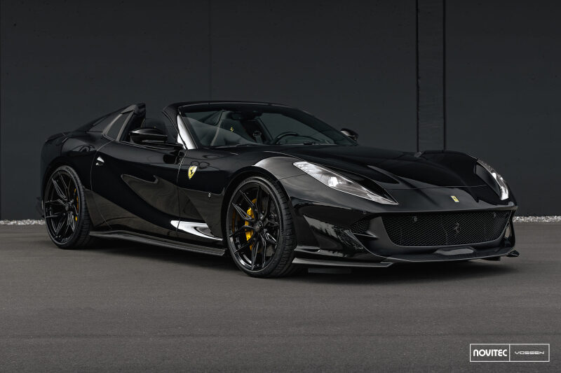 Vossen x Novitec NF11 21x9.5in - 5x114.3 BP - ET38 - Gloss Black Ferrari 296 Front Wheel - Image 3