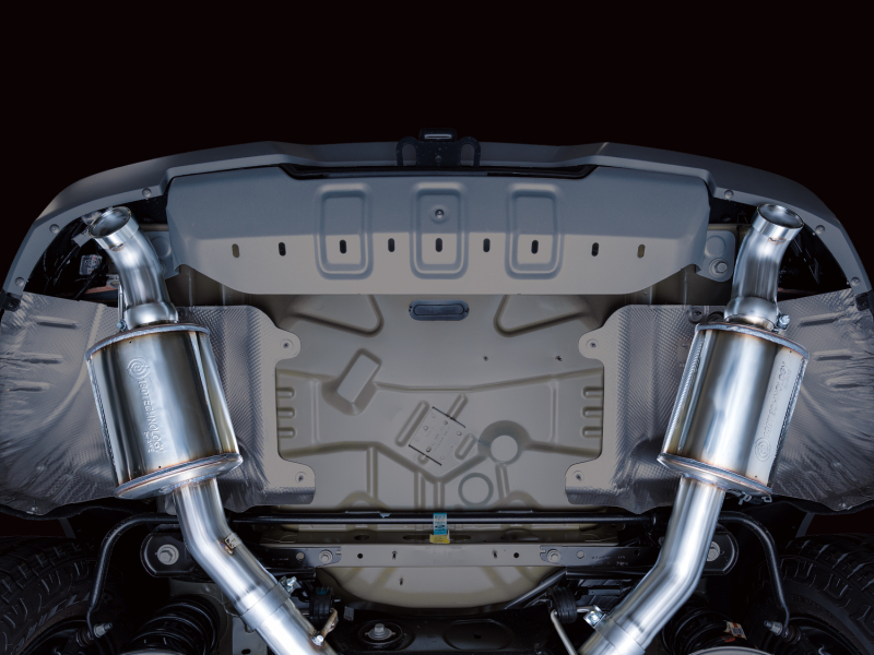 AWE Tuning 2021+ Ford Explorer Tremor 3.0TT 0FG Dual Rear Exit Exhaust w/ Bash Guard - Image 8