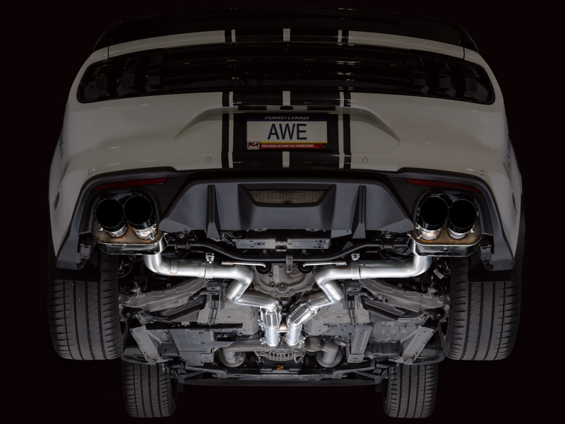 AWE Tuning 18-23 S550 Mustang GT SwitchPath Exhaust - Diamond Black Tips - Image 13