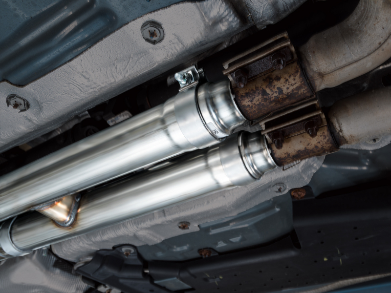AWE Tuning 21-23 Ford Mustang Mach 1 SwitchPath Cat-Back Exhaust w/ Quad Chrome Silver Tips - Image 7