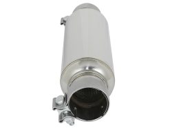 aFe MACH Force-Xp Resonator 2-1/2 IN Inlet/Outlet x 4 IN Dia. x 12 IN Body x 15 IN Overall Length - Image 3