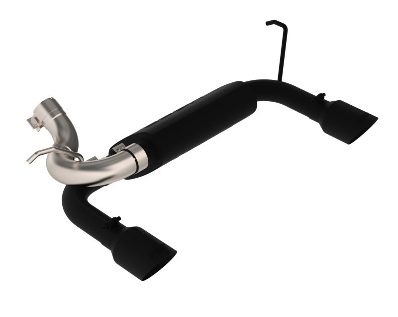 MBRP 07-14 Jeep Wrangler/Rubicon 3.6L/3.8L V6 Axle-Back Dual Rear Exit Black Performance Exhaust Sys - Image 2