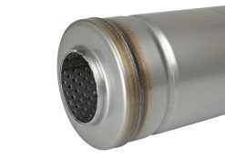 aFe MACH Force-Xp Muffler 2-1/2 IN ID Center/Center x 9 IN Dia. x 14 IN L - Round Body - Image 4