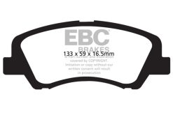 EBC 12+ Hyundai Accent 1.6 Ultimax2 Front Brake Pads